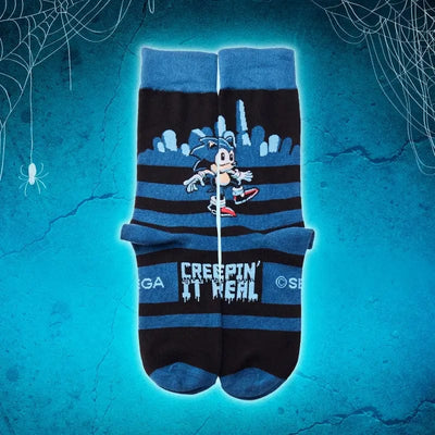 Sonic the Hedgehog Official SEGA Halloween Creepin' It Real Socks (One Size)