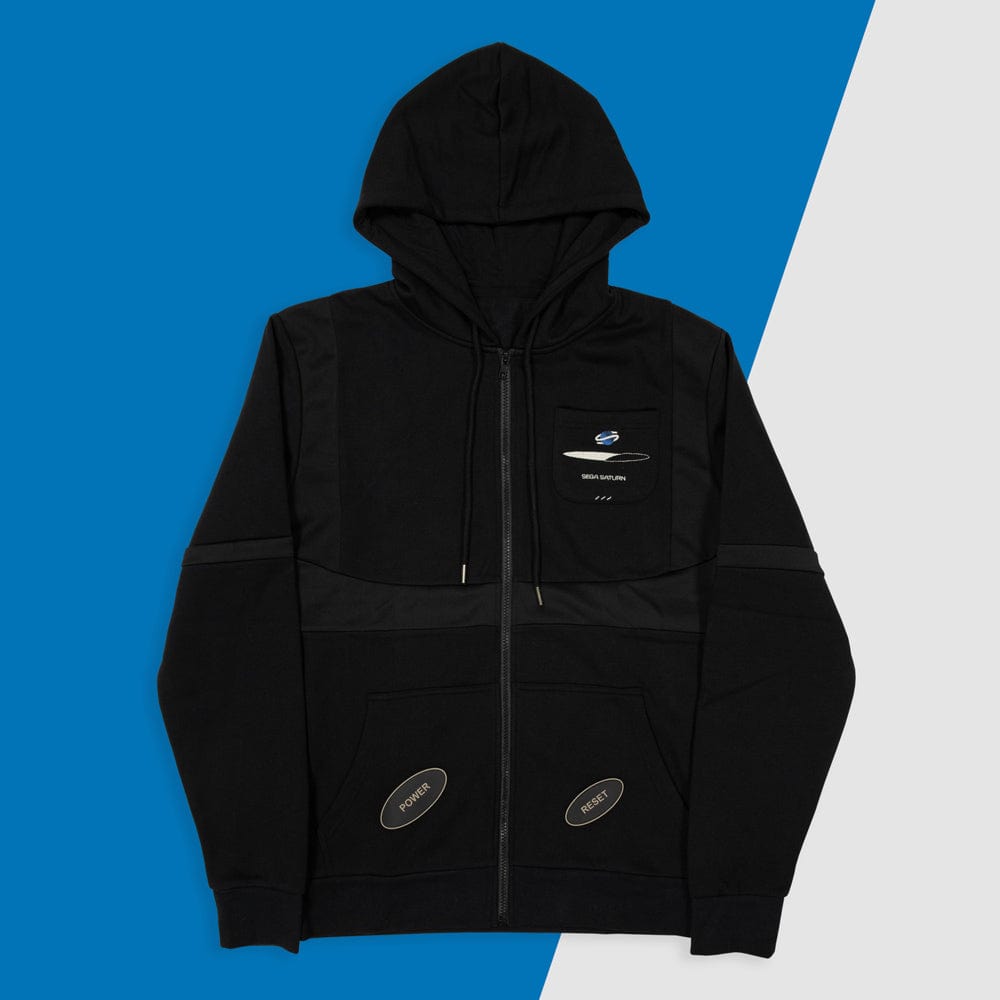 Official SEGA Saturn Technical Black Hoodie – SEGA SHOP UK