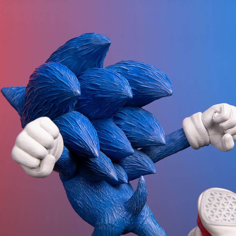 Sonic the Hedgehog Official First4Figures Sonic the Hedgehog 2 Standoff Statue (Standard Edition)