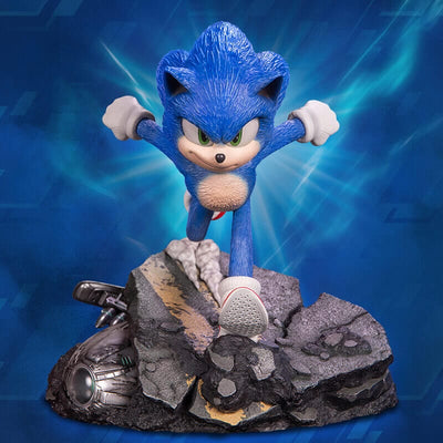 Sonic the Hedgehog 3D Figural Gold Ring 6-in Lamp