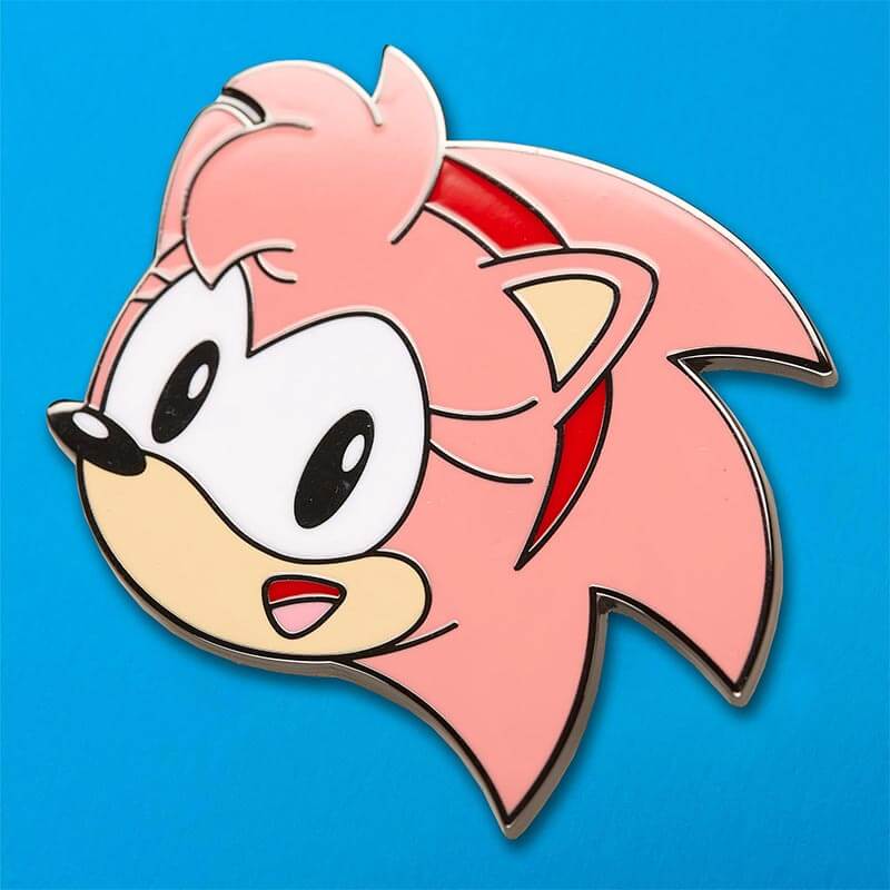 SEGA SHOP UK Amy Rose Sega Monthly Pin