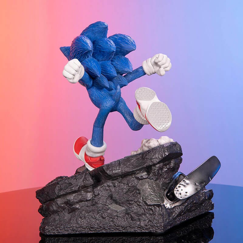 Sonic the Hedgehog Official First4Figures Sonic the Hedgehog 2 Standoff Statue (Standard Edition)