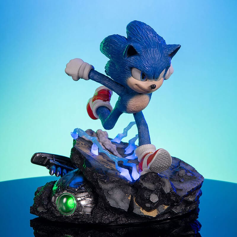 Sonic the Hedgehog Official First4Figures Sonic the Hedgehog 2 Standoff Statue (Exclusive Edition)