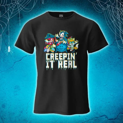 Sonic the Hedgehog Official SEGA Halloween Creepin' It Real T-shirt