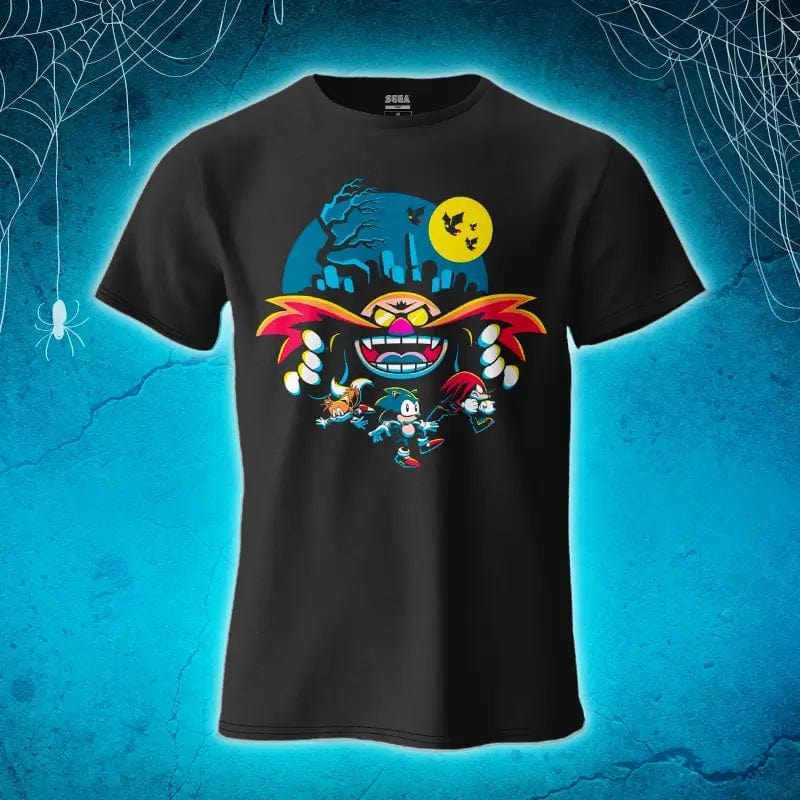 Sonic the Hedgehog Official SEGA Halloween Eggman Moon T-shirt