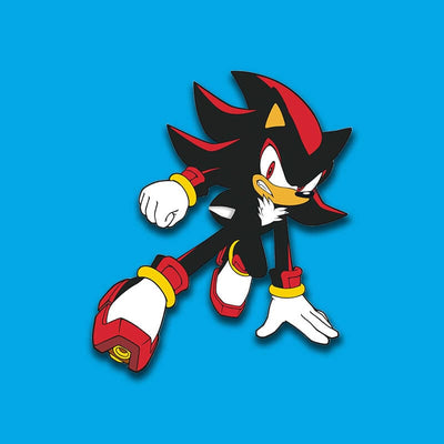 SEGA SHOP UK Official SEGA Sonic the Hedgehog Shadow Pin Badge