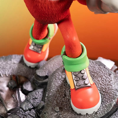 Sonic the Hedgehog Official First4Figures Knuckles the Hedgehog Standoff Statue (Standard Edition)