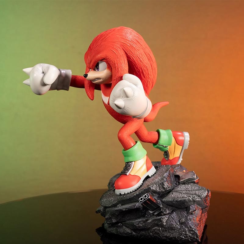 Sonic the Hedgehog Official First4Figures Sonic the Hedgehog 2 Knuckles Standoff Statue (Standard Edition)