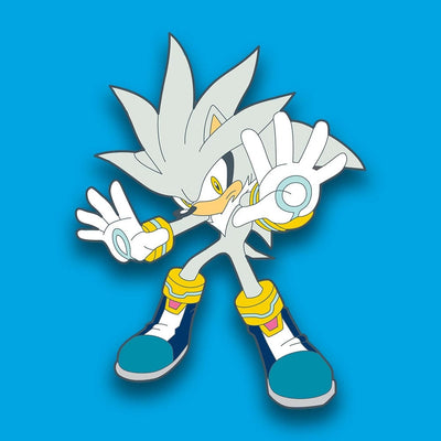 Sonic the Hedgehog Official SEGA Sonic the Hedgehog Silver Pin Badge