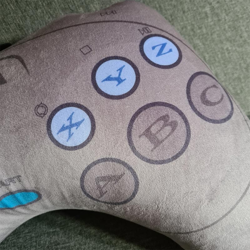 Saturn Official SEGA Saturn Controller Reversible Plushie / Cushion