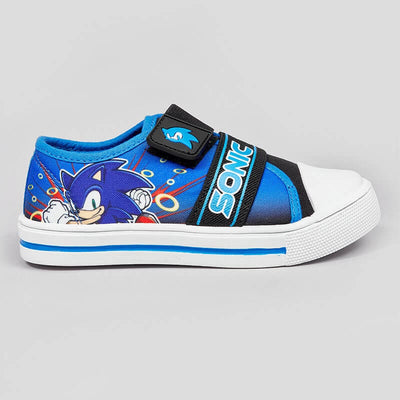 Sonic the Hedgehog Official Sonic the Hedgehog Ringo Kid's Canvas Trainers