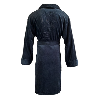 Sonic the Hedgehog Official Sonic the Hedgehog Black Silhouette Adult Robe