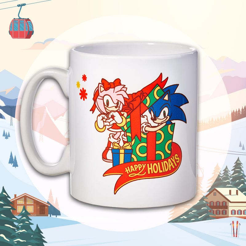 Sonic the Hedgehog Official Sonic the Hedgehog Happy Holidays Mug