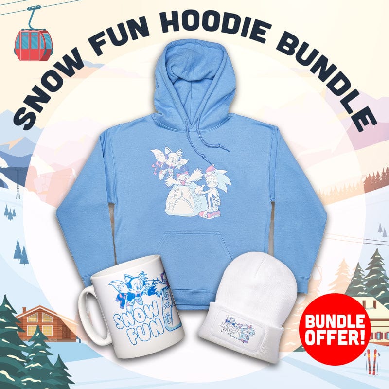 Sonic the Hedgehog Sonic the Hedgehog Snow Fun Hoodie Bundle