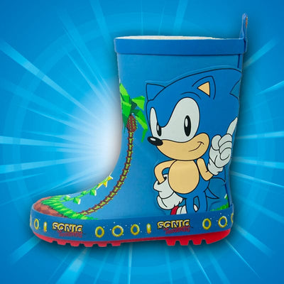 Sonic the Hedgehog Official Sonic the Hedgehog Wellies / Wellington Boots