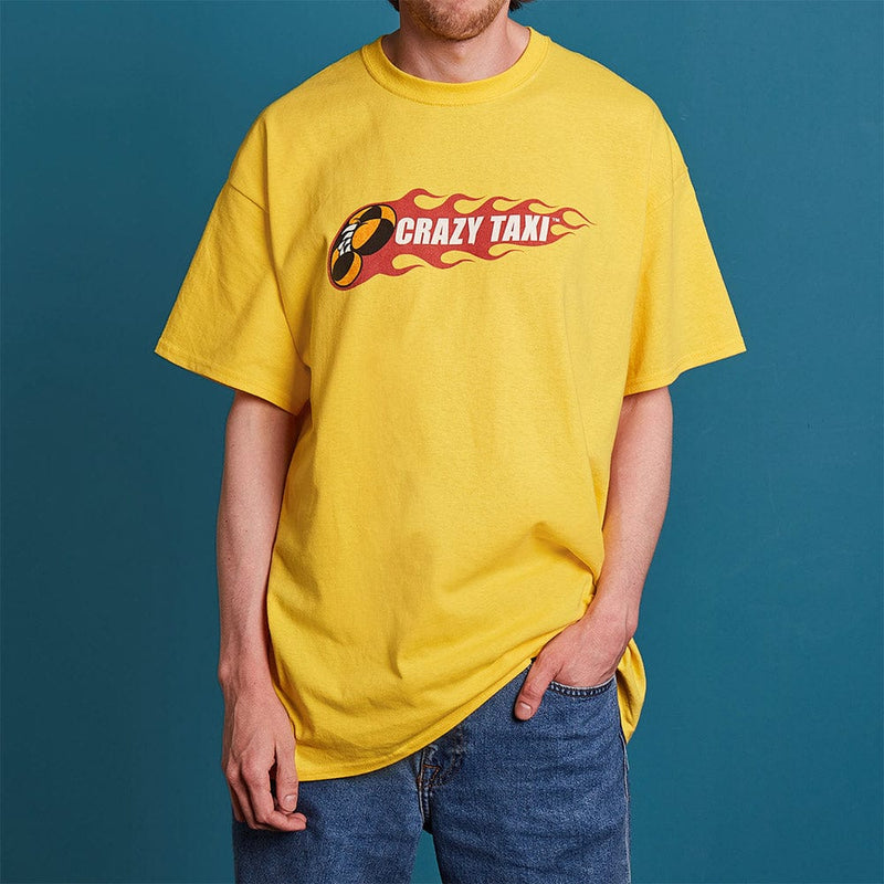 Crazy Taxi Official SEGA Crazy Taxi Logo T-Shirt (Unisex)