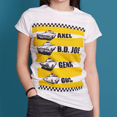 Crazy Taxi Official SEGA Crazy Taxi Cabbie List T-Shirt (Women’s)