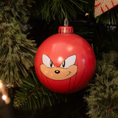 Sonic the Hedgehog Bauble Heads Sonic The Hedgehog ‘Knuckles’ Christmas Decoration / Ornament