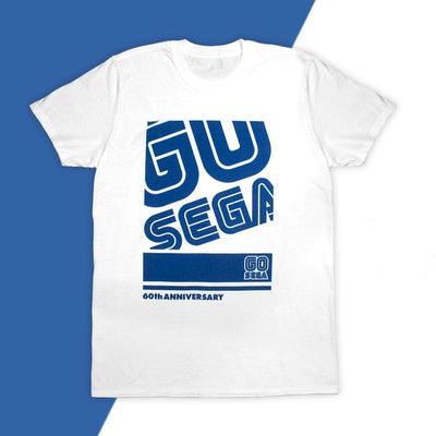 SEGA Official SEGA 60th Anniversary 'GO SEGA' White T-Shirt