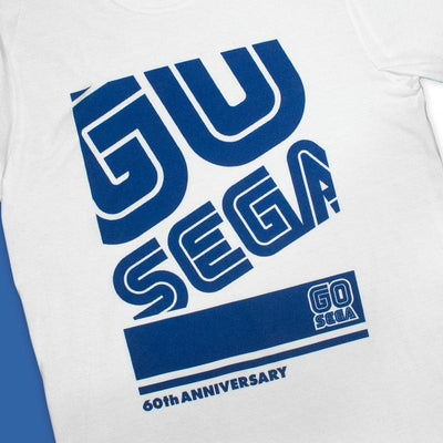 SEGA Official SEGA 60th Anniversary 'GO SEGA' White T-Shirt