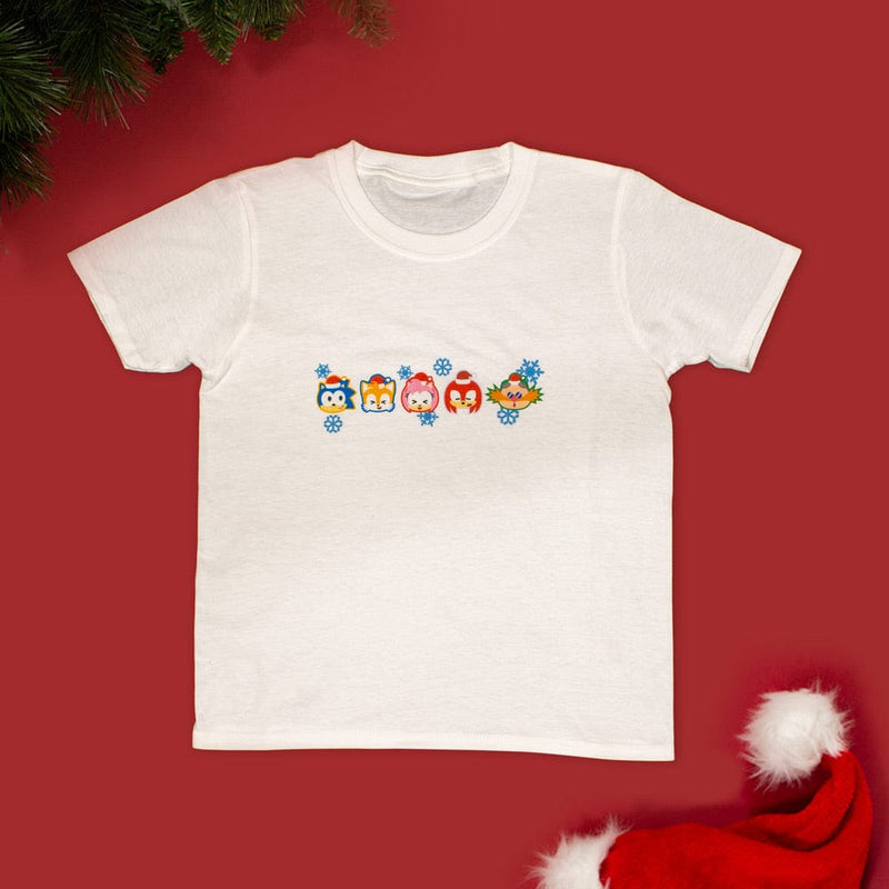 Sonic the Hedgehog Official Modern Sonic the Hedgehog Christmas T-shirt (Kids)